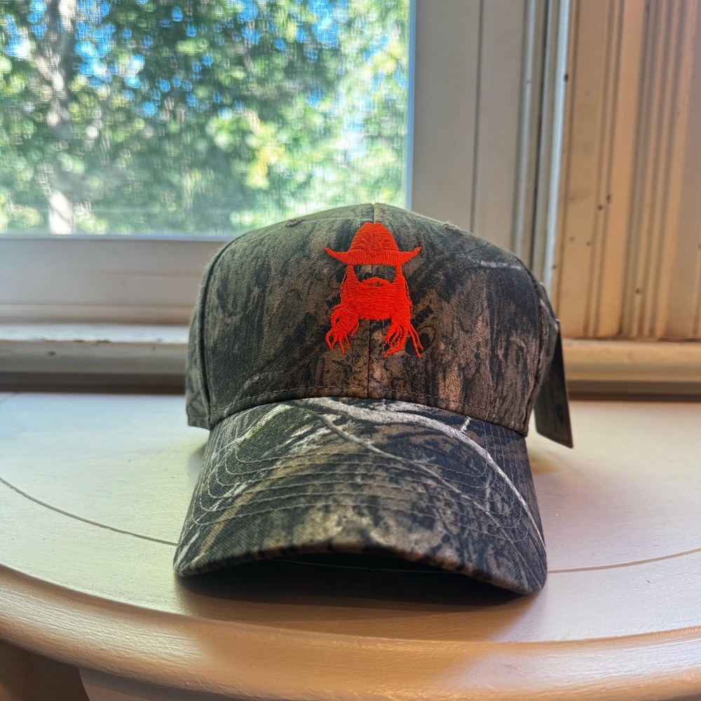 Chris Stapleton MossyOakCamo Baseball Cap with Bright Orange Embroidery